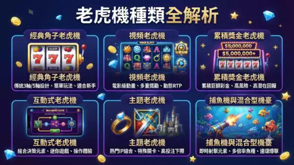 老虎機種類全解析
