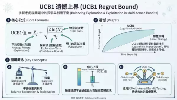 UCB1遺憾上界