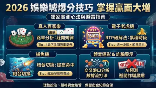 娛樂城爆分技巧分享
