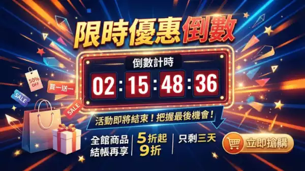 限時優惠倒數
