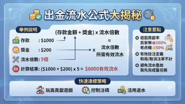 出金流水公式大揭秘