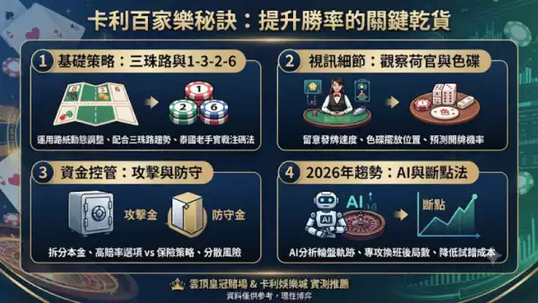 卡利百家樂秘訣