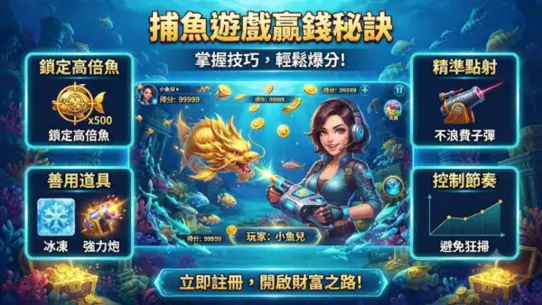 捕魚遊戲贏錢秘訣