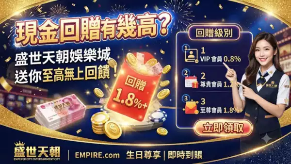 現金回贈有幾高?