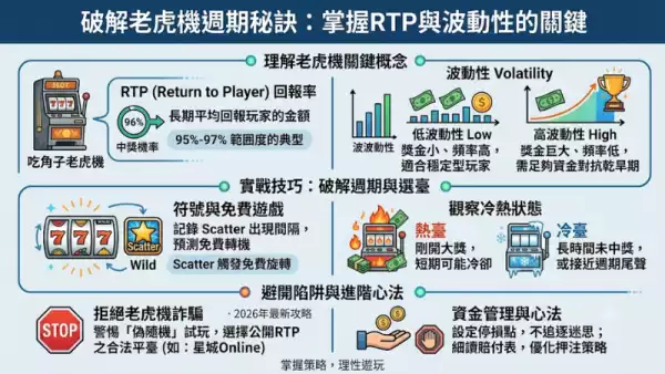 破解老虎機週期秘訣：掌握RTP與波動性的關鍵