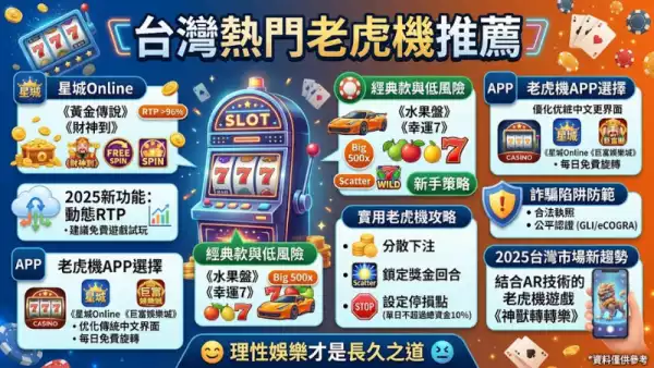 台灣熱門老虎機推薦