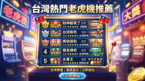 台灣熱門老虎機推薦