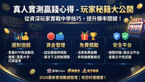 真人實測贏錢心得