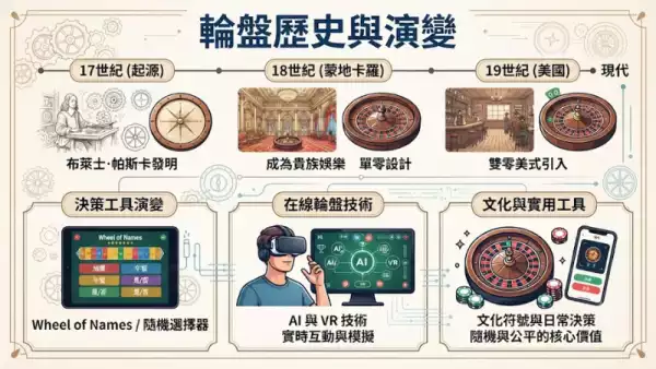輪盤歷史與演變
